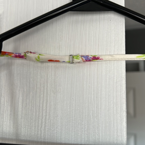 Beautiful ZARA women’s cowl neck floral scarf halter top - Picture 3 of 4